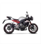 ΤΕΛΙΚΟ ΕΞΑΤΜΙΣΗΣ LEOVINCE LV1 BLACK TRIUMPH STREET TRIPLE 765 ΑΝΤΑΛΛΑΚΤΙΚΑ