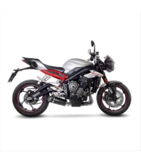 ΤΕΛΙΚΟ ΕΞΑΤΜΙΣΗΣ LEOVINCE LV1 BLACK TRIUMPH STREET TRIPLE 765 ΑΝΤΑΛΛΑΚΤΙΚΑ