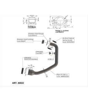 ΛΑΙΜΟΙ ΕΞΑΤΜΙΣΗΣ LEOVINCE KTM RC390/HUSQ 401