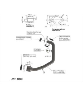 ΛΑΙΜΟΙ ΕΞΑΤΜΙΣΗΣ LEOVINCE KTM RC390/HUSQ 401 ΑΝΤΑΛΛΑΚΤΙΚΑ