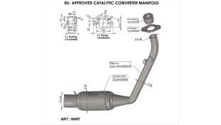 ΛΑΙΜΟΙ ΕΞΑΤΜΙΣΗΣ LEOVINCE HONDA CB125R CAFE ΑΝΤΑΛΛΑΚΤΙΚΑ