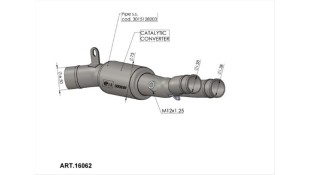 ΛΑΙΜΟΙ ΕΞΑΤΜΙΣΗΣ LEOVINCE YAMAHA XSR 700