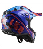 LS2 MX700 SUBVERTER GRAMMAX GLOSS RED BLUE XL