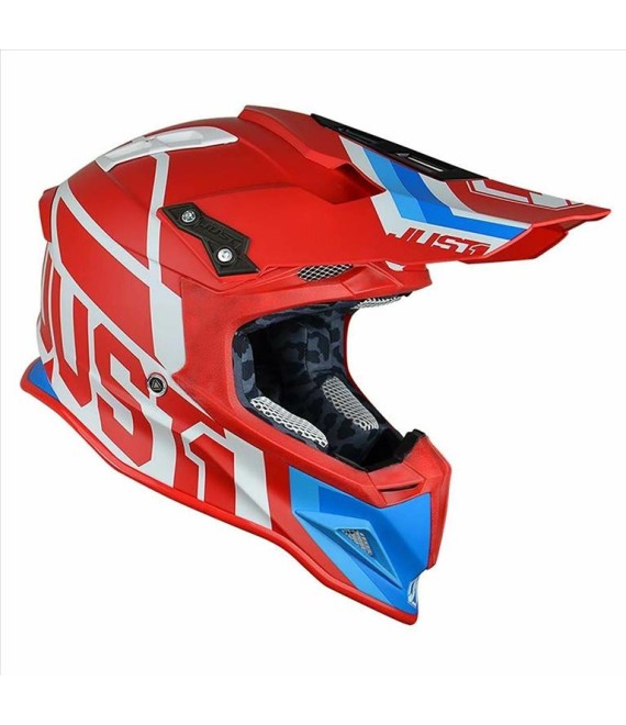 JUST1 J12 MATT RED BLUE WHITE L ACCESSORIES JUST1 J12 MATT RED BLUE WHITE L
