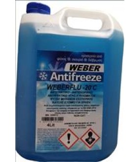 WEBER ANTIFREEZE WEBERFLU -20c 4L ΛΙΠΑΝΤΙΚΑ