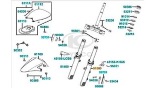 ΑΝΑΡΤΗΣΗ ΕΜΠΡΟΣ ΑΡΙΣΤΕΡΗ KYMCO SUPER 8 ΑΝΤΑΛΛΑΚΤΙΚΑ