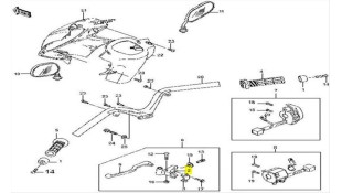 ΒΑΣΗ ΜΑΝΕΤΑΣ ΣΥΜΠΛΕΚΤΗ ΓΝΗΣΙΑ MODENAS DINAMIK 125