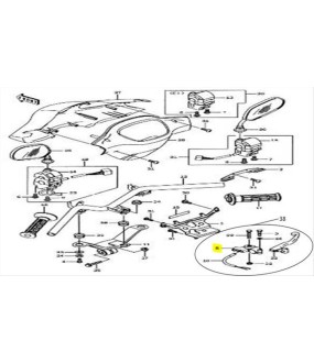 ΒΑΣΗ ΜΑΝΕΤΑΣ ΦΡΕΝΟΥ ΔΕΞΙΑ ΓΝΗΣΙΑ MODENAS KRISS 115