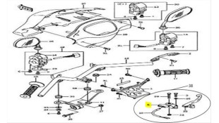 ΒΑΣΗ ΜΑΝΕΤΑΣ ΦΡΕΝΟΥ ΔΕΞΙΑ ΓΝΗΣΙΑ MODENAS KRISS 115