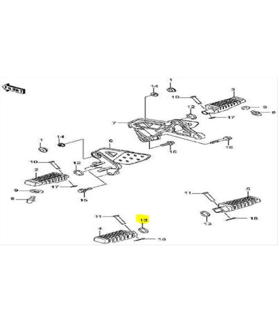 ΡΟΔΕΛΑ ΜΑΡΣΠΙΕ ΣΥΝΟΔΗΓΟΥ ΓΝΗΣΙΟ MODENAS DINAMIK 125 SPARE PARTS ΡΟΔΕΛΑ ΜΑΡΣΠΙΕ ΣΥΝΟΔΗΓΟΥ ΓΝΗΣΙΟ MODENAS DINAMIK 125