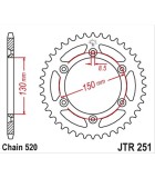ΓΡΑΝΑΖΙ ΤΡΟΧΟΥ JT 251 51T ΜΠΛΕ ΑΛΟΥΜΙΝΙΟΥ