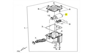 ΦΙΛΤΡΟ ΑΕΡΟΣ ΕΣΩΤΕΡΙΚΟ ΣΦΟΥΓΓΑΡΙ SYM QUADRAIDER 600 ΑΝΤΑΛΛΑΚΤΙΚΑ