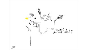 ΔΙΑΚΟΠΤΗΣ ΤΙΜΟΝΙΟΥ ΔΕΞΙΟΣ CFMOTO CFORCE 450/520 ΗΛΕΚΤΡΙΚΑ