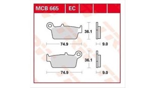 ΤΑΚΑΚΙΑ TRW MCB665EC ΑΝΤΑΛΛΑΚΤΙΚΑ