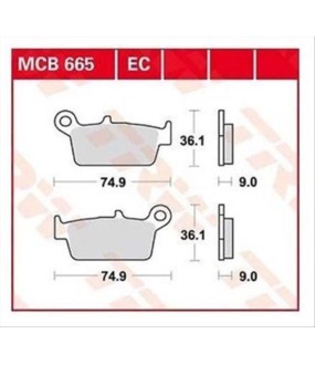 ΤΑΚΑΚΙΑ TRW MCB665EC ΑΝΤΑΛΛΑΚΤΙΚΑ