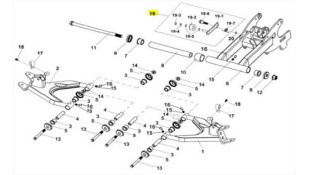 ΤΕΝΤΩΤΗΡΑΣ ΑΛΥΣΙΔΑΣ SYM QUADLANDER 200 ΑΝΤΑΛΛΑΚΤΙΚΑ