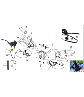ΑΣΦΑΛΕΙΑ ΜΑΝΕΤΑΣ SYM QUADLANDER 200/250
