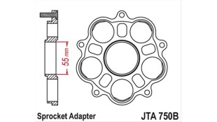 ΓΡΑΝΑΖΙ ΤΡΟΧΟΥ JT JTA750B ΑΛΟΥΜΙΝΙΟΥ ΑΝΤΑΛΛΑΚΤΙΚΑ