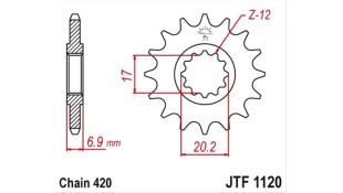 ΓΡΑΝΑΖΙ ΚΙΝΗΣΗΣ JT 420 11T