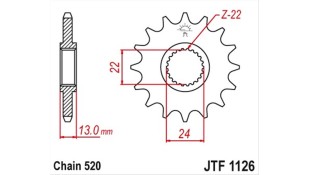 ΓΡΑΝΑΖΙ ΚΙΝΗΣΗΣ JT 520 16T ΑΝΤΑΛΛΑΚΤΙΚΑ