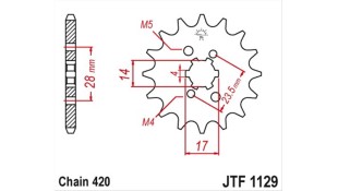 ΓΡΑΝΑΖΙ ΚΙΝΗΣΗΣ JT 420 12T ΑΝΤΑΛΛΑΚΤΙΚΑ