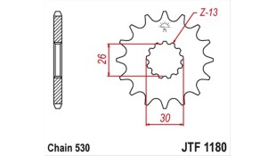 ΓΡΑΝΑΖΙ ΚΙΝΗΣΗΣ JT 530 17T ΑΝΤΑΛΛΑΚΤΙΚΑ