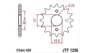 ΓΡΑΝΑΖΙ ΚΙΝΗΣΗΣ JT 420 13T ΑΝΤΑΛΛΑΚΤΙΚΑ