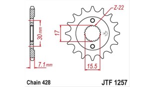 ΓΡΑΝΑΖΙ ΚΙΝΗΣΗΣ JT 428 14T ΑΝΤΑΛΛΑΚΤΙΚΑ