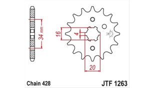 ΓΡΑΝΑΖΙ ΚΙΝΗΣΗΣ JT 428 12T ΑΝΤΑΛΛΑΚΤΙΚΑ