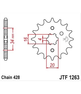 ΓΡΑΝΑΖΙ ΚΙΝΗΣΗΣ JT 428 12T ΑΝΤΑΛΛΑΚΤΙΚΑ