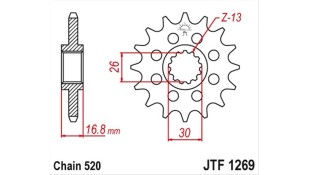 ΓΡΑΝΑΖΙ ΚΙΝΗΣΗΣ JT 520 15T