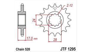 ΓΡΑΝΑΖΙ ΚΙΝΗΣΗΣ JT 520 13T ΑΝΤΑΛΛΑΚΤΙΚΑ