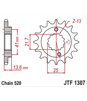 ΓΡΑΝΑΖΙ ΚΙΝΗΣΗΣ JT 520 14T
