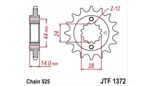 ΓΡΑΝΑΖΙ ΚΙΝΗΣΗΣ JT 525 17T