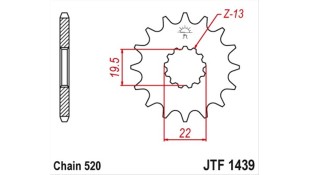 ΓΡΑΝΑΖΙ ΚΙΝΗΣΗΣ JT 520 11T ΑΝΤΑΛΛΑΚΤΙΚΑ