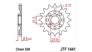 ΓΡΑΝΑΖΙ ΚΙΝΗΣΗΣ JT 520 13T
