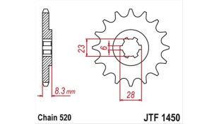 ΓΡΑΝΑΖΙ ΚΙΝΗΣΗΣ JT 520 13T