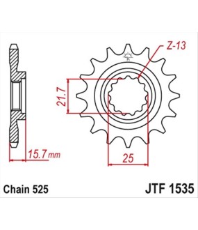 ΓΡΑΝΑΖΙ ΚΙΝΗΣΗΣ JT 525 15T