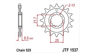 ΓΡΑΝΑΖΙ ΚΙΝΗΣΗΣ JT 525 14T