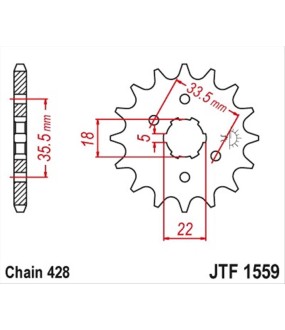 ΓΡΑΝΑΖΙ ΚΙΝΗΣΗΣ JT 428 14T ΑΝΤΑΛΛΑΚΤΙΚΑ