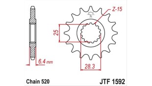 ΓΡΑΝΑΖΙ ΚΙΝΗΣΗΣ JT 520 13T