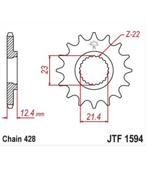 ΓΡΑΝΑΖΙ ΚΙΝΗΣΗΣ JT 428 15T ΑΝΤΑΛΛΑΚΤΙΚΑ