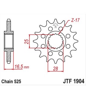 ΓΡΑΝΑΖΙ ΚΙΝΗΣΗΣ JT 525 15T