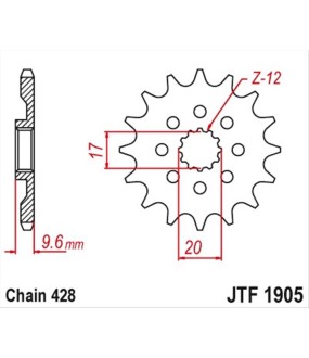 ΓΡΑΝΑΖΙ ΚΙΝΗΣΗΣ JT 428 13T ΑΝΤΑΛΛΑΚΤΙΚΑ