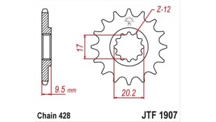 ΓΡΑΝΑΖΙ ΚΙΝΗΣΗΣ JT 428 13T
