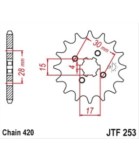 ΓΡΑΝΑΖΙ ΚΙΝΗΣΗΣ JT 420 12T ΑΝΤΑΛΛΑΚΤΙΚΑ