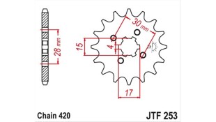 ΓΡΑΝΑΖΙ ΚΙΝΗΣΗΣ JT 420 12T ΑΝΤΑΛΛΑΚΤΙΚΑ