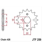 ΓΡΑΝΑΖΙ ΚΙΝΗΣΗΣ JT 428 13T