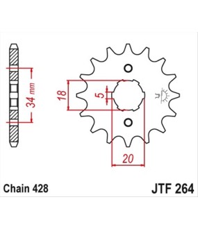 ΓΡΑΝΑΖΙ ΚΙΝΗΣΗΣ JT 428 14T ΑΝΤΑΛΛΑΚΤΙΚΑ