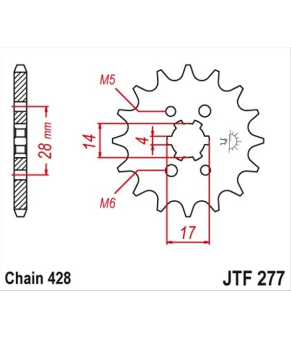 ΓΡΑΝΑΖΙ ΚΙΝΗΣΗΣ JT 428 13T ΑΝΤΑΛΛΑΚΤΙΚΑ ΓΡΑΝΑΖΙ ΚΙΝΗΣΗΣ JT 428 13T
